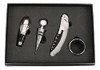Set 5 Pzs Accesorios Para Vino Sacacorcho Caja Regalo Grande 4