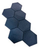 Espuma Acústica Hexagonal 30cm X 3,5cm Lisa Kit C /70 Placas 2