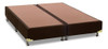 Cama Box Base Queen Universal Suede Brown (158x198x20) - Or 0