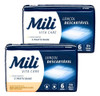 Lençol Descartável Absorvente 2 Pacotes C/6 Lençóis Mili 0