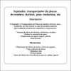 Sujetador Transportador Placas  Madera Durlock Yeso Melamina 3