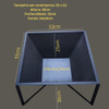 Lareira Portátil Ambientes Externos 55cm Aço Galvanizado 2