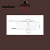 Cerrojo Pasador Bronzen Traba Puerta Misma Combinacion X5.!! 5