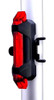 Luz Trasera Led Para Bicicleta Recargable Usb De Seguridad 0