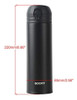 Goofit Botella De Agua Termo Aislado Al Vacío De Doble Pared 1