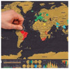 Mapa Planisferio Deluxe Para Raspar Mapamundi Cuadro Maumau 3