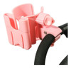 Soporte Para Botella Para Bicicleta Rosa 2 En 1 De Plastico 0