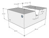 Tanque Para Agua 80ltr - Casas Rodantes, Motorhome Y Barcos 2