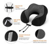 Emgthe Almohada De Viaje 100% Almohada De Espuma Viscoelásti 3