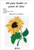Kit Punto De Cruz, Tela, Hilo Y Patrones - Girasol 0