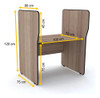 Baia Atendimento Simples Inicial Pandin Maxxi - Naturalle/pt 1