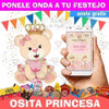 Kit Imprimible Osita Princesa Editable 1