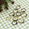 La Moda Boho Plata Retro Flecha Luna Midi Nudillo Del Dedo A 4