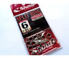 Anillas Para Señuelos Sasame Shout Nº 6 Split Ring X 15 Unid 0
