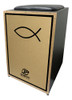 Cajon Jaguar Eletroacústico Estampa Peixe Cristão 0