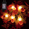 Dreamworth Luces De Cuerda De Abeja Remota, 7.5ft 20 Led En 0