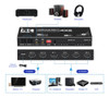 4k 60ghz Edid Hdmi Matrix 4x2 Switch Megan Tech Splitter 2