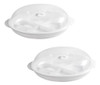 Ovos Fritos No Vaporizador De Ovos De Microondas, 2 Unidades 2