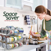 Organizador De Latas Apilable De Cromo, Puede Estante 4