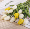 30 Flores Artificiales Tulipanes Para Decoracion Blancos 3