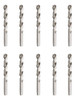 Kit 10 Brocas Din 338 Aço Rápido 3,0mm Para Metal 0