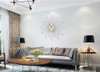 Adahx Reloj De Pared Moderno De Cristal 3d Reloj De Pared Co 4