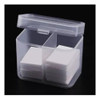 Organizador Porta Algodón Wipe Cotonetes Caja Doble División 2