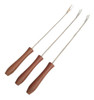 Pinches Fondue Acero Inoxidable M/madera Set X3 Unidades 1 Pinches Fondue Acero Inoxidable M/madera Set X3 Unidades 1