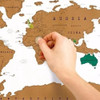 Mapa Planisferio Para Raspar Mapamundi Poster Cuadro Diseño 1