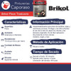 Brikol Pisos Traslucido Negro X 4l - Caporaso 2