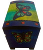Milmaartgift Butterfly Blue Box Cofre De Joyeria De Madera 4