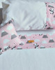 Juego De Sábanas Cuna Malasia Bebê Panda Rosa 1
