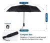 Paraguas Automático Corto Resistente Sy Compact Negro 2