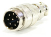 Ficha Conector Macho Cable Microfono 8 Pines Rosca Din 0