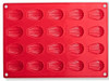 Fasmov 20-cavidad De Silicona Madeleine Pan Cookie Molde, Mo 1