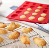 Fasmov 20-cavidad De Silicona Madeleine Pan Cookie Molde, Mo 3