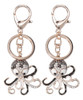Chaveiro, 2 Peças, Bolsa De Strass Moderna Em Forma De Polvo 1