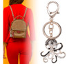 Chaveiro, 2 Peças, Bolsa De Strass Moderna Em Forma De Polvo 4