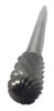 Lima Rotativa Haste Longa Retangular Metal Duro 3
