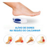Kit Com 2 Pares Protetor De Pé Calcanhar Em Gel Para Dores 4