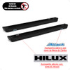 Par Estribo Hilux Srx Cabine Dupla Prime Preto Fosco 2019 7