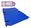 Caja Plástica Reforzada Oficio 12 Tapa Volcada Azul 3