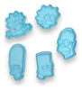 Kit Cortantes De Repostería Galletitas Masa Simpsons 0