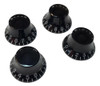 Pack X4 Perillas Cool Parts Pk01 Bk Les Paul Color Negras 0