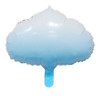 Globo Metalizado Nube Celeste  52 Cm X 2 1