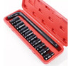 Caja Set Tubos Impacto 1/2 10pcs 10-24mm Fuerza Cromo Barra 0