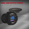 Toma De Cargador De Coche Daiertek 12v Usb C, Salida Usb De 2