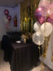 Cortina Metalizada Oro / Plata 240x90 Cm 0