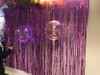 Cortina Metalizada Oro / Plata 240x90 Cm 1