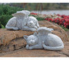 Estatua Gato Angel Para Memorial 25x13x13cm Piedra Resina 4